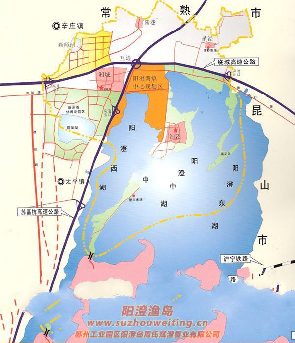 陽澄湖地圖