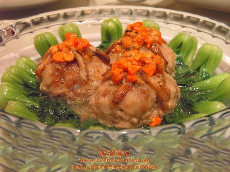 清燉蟹粉獅子頭