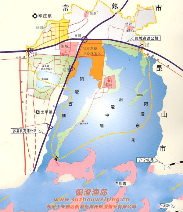 陽(yáng)澄湖地圖